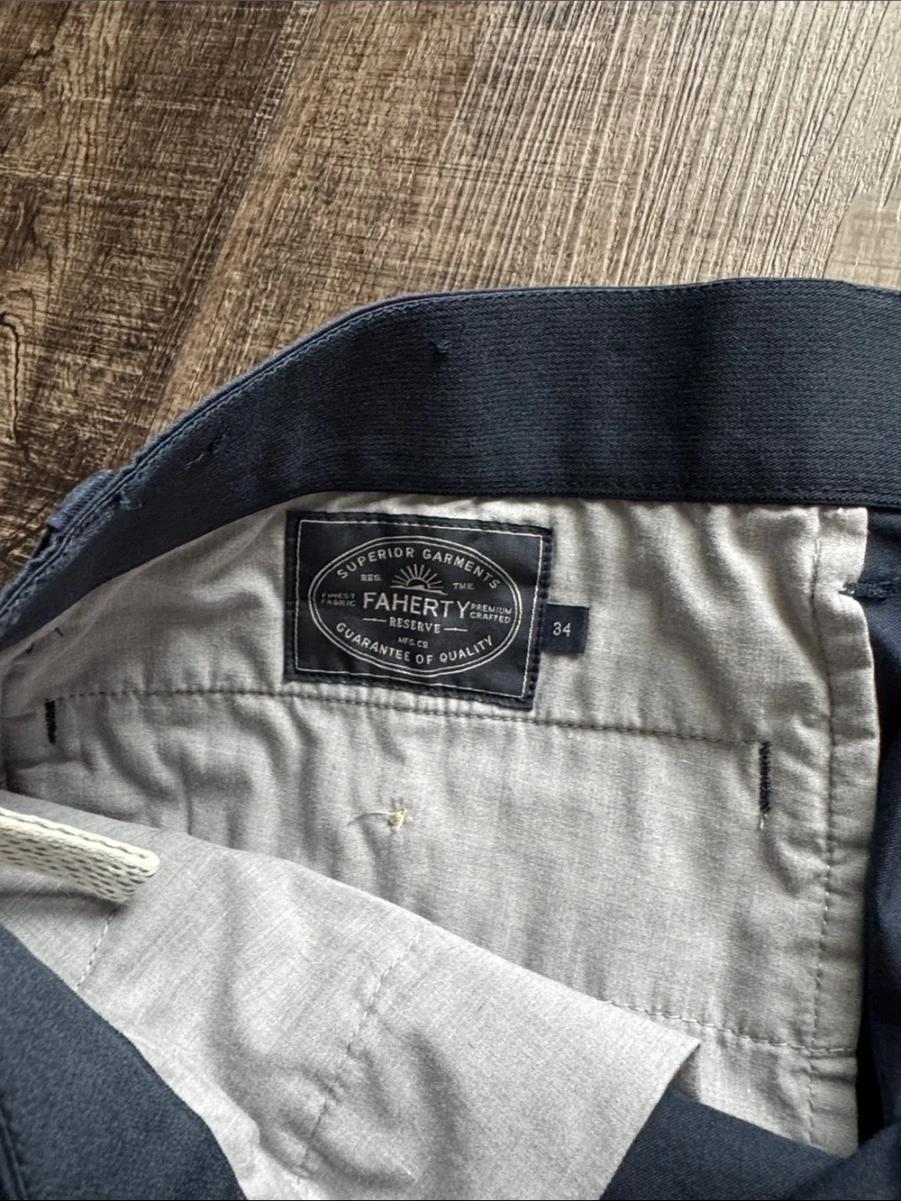 Faherty Navy Blue Men's Shorts